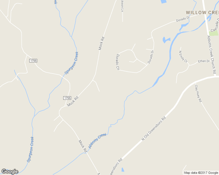 map of restaurants, bars, coffee shops, grocery stores, and more near 1258 Mock Road in High Point