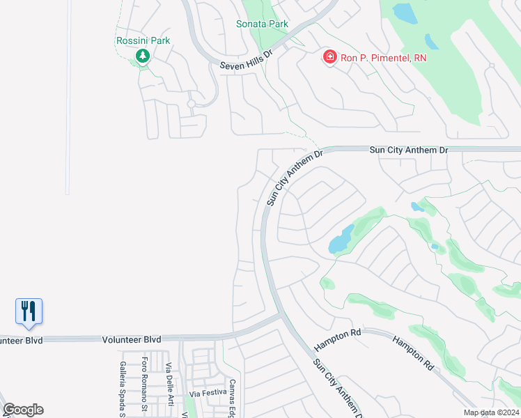 map of restaurants, bars, coffee shops, grocery stores, and more near 1652 Black Fox Canyon Road in Henderson