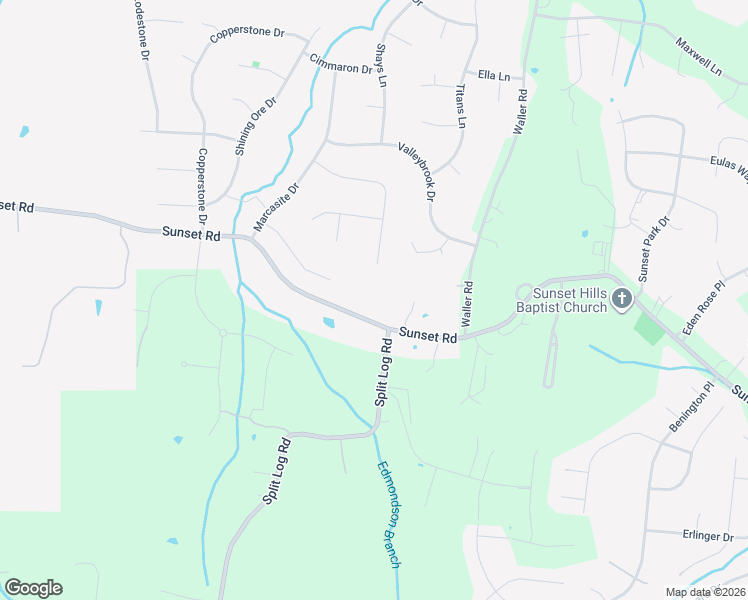 map of restaurants, bars, coffee shops, grocery stores, and more near 1554 Sunset Road in Brentwood