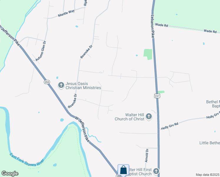 map of restaurants, bars, coffee shops, grocery stores, and more near 111 Wildflower Way in Murfreesboro