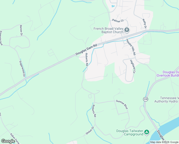 map of restaurants, bars, coffee shops, grocery stores, and more near 2746 Roberts Road in Kodak