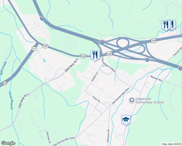 map of restaurants, bars, coffee shops, grocery stores, and more near 1318 Cactus Way in Newport