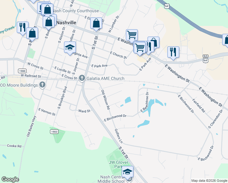 map of restaurants, bars, coffee shops, grocery stores, and more near 613 Jackson Way in Nashville