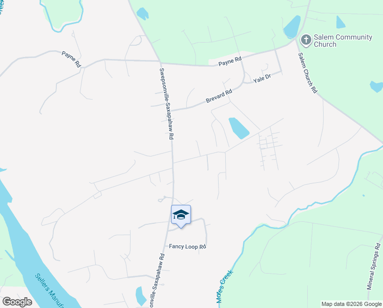 map of restaurants, bars, coffee shops, grocery stores, and more near 1843 Lambert Road in Graham