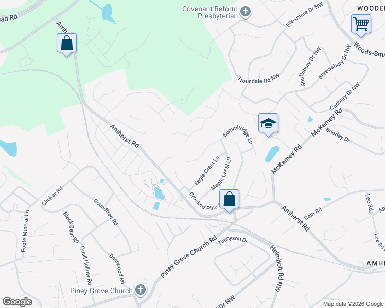map of restaurants, bars, coffee shops, grocery stores, and more near 5647 Summitridge Lane in Knoxville