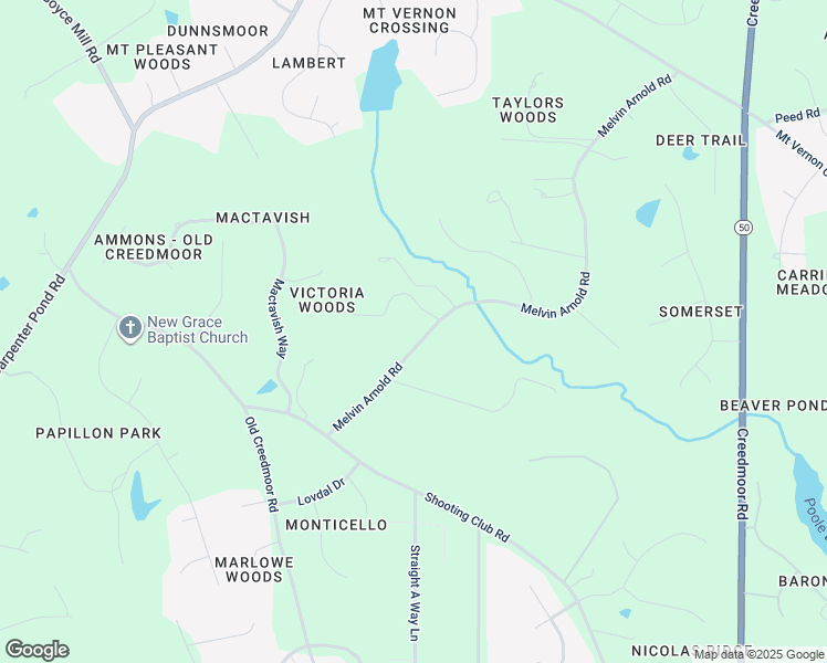 map of restaurants, bars, coffee shops, grocery stores, and more near 13121 Melvin Arnold Road in Raleigh