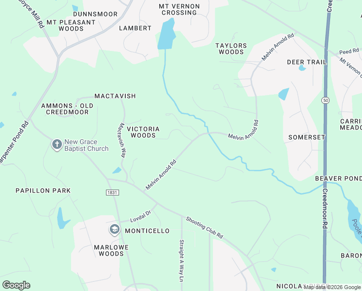 map of restaurants, bars, coffee shops, grocery stores, and more near 13121 Melvin Arnold Road in Raleigh