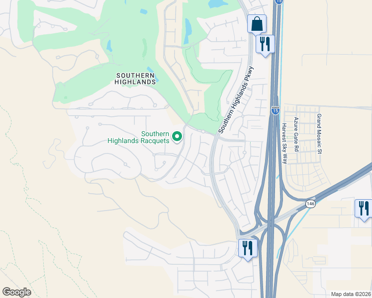 map of restaurants, bars, coffee shops, grocery stores, and more near 12243 Kings Eagle Street in Las Vegas