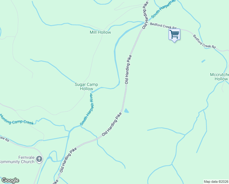 map of restaurants, bars, coffee shops, grocery stores, and more near 5297-5331 Old Harding Road in Franklin