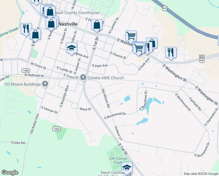 map of restaurants, bars, coffee shops, grocery stores, and more near 613 Jackson Way in Nashville