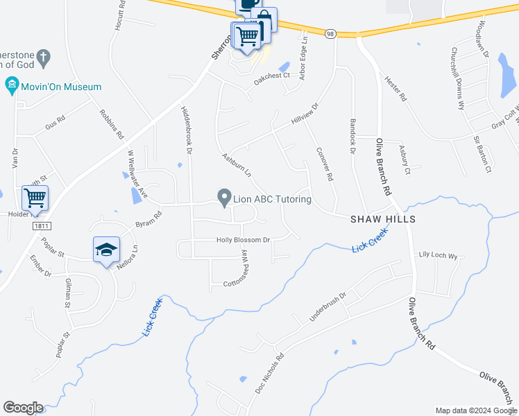 map of restaurants, bars, coffee shops, grocery stores, and more near 323 Wellwater Avenue in Durham