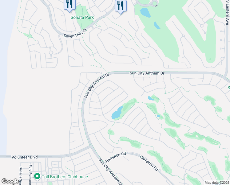 map of restaurants, bars, coffee shops, grocery stores, and more near 1628 Rockcrest Hills Avenue in Henderson
