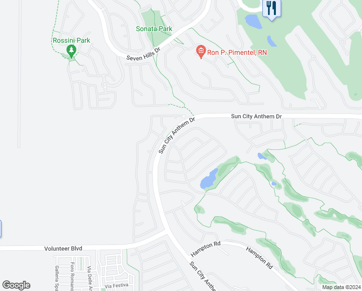 map of restaurants, bars, coffee shops, grocery stores, and more near 1661 Hartley Avenue in Henderson