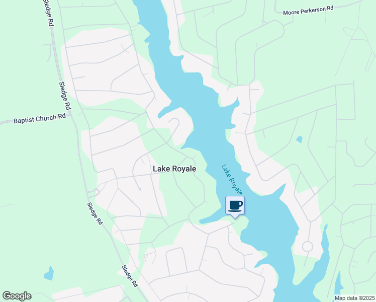 map of restaurants, bars, coffee shops, grocery stores, and more near 447 Sagamore Drive in Louisburg