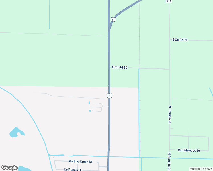 map of restaurants, bars, coffee shops, grocery stores, and more near 5935 U.S. 61 in Blytheville