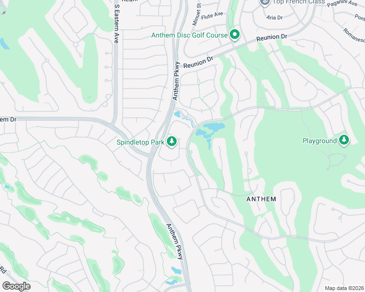 map of restaurants, bars, coffee shops, grocery stores, and more near 16 Feather Sound Drive in Henderson