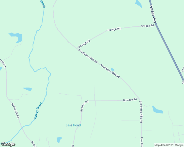 map of restaurants, bars, coffee shops, grocery stores, and more near 1948 Granville Lane in Spring Hope