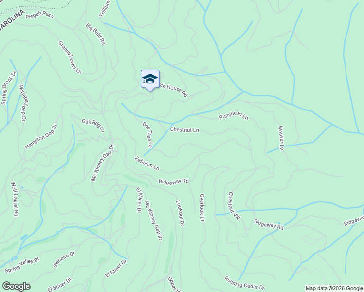 map of restaurants, bars, coffee shops, grocery stores, and more near 146 Bee Tree Lane in Mars Hill