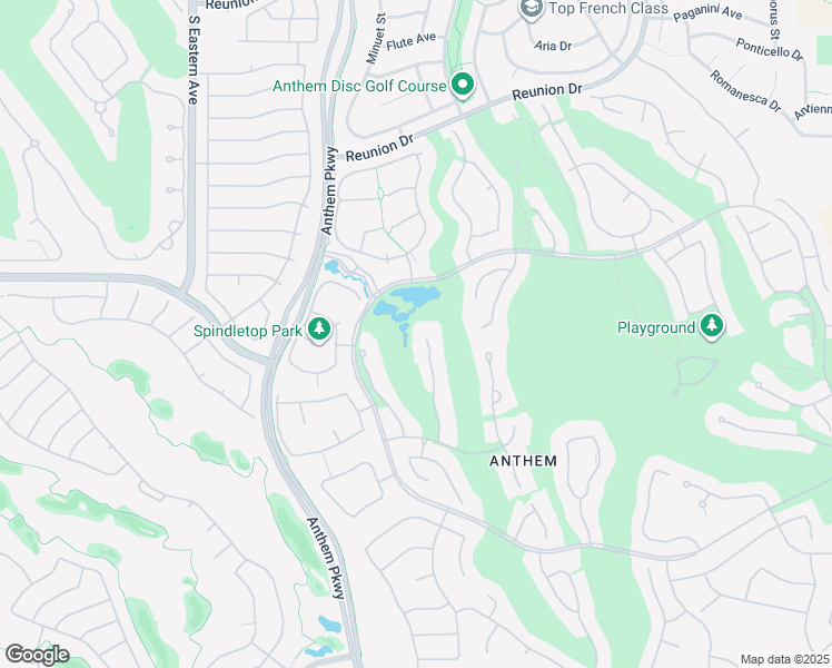 map of restaurants, bars, coffee shops, grocery stores, and more near 3 Anthem Pointe Court in Henderson