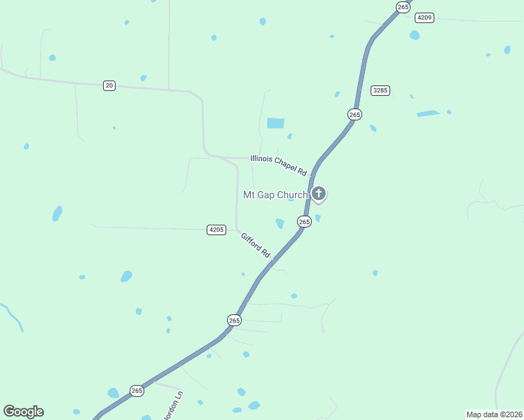 map of restaurants, bars, coffee shops, grocery stores, and more near 10890 Gifford Road in Prairie Grove
