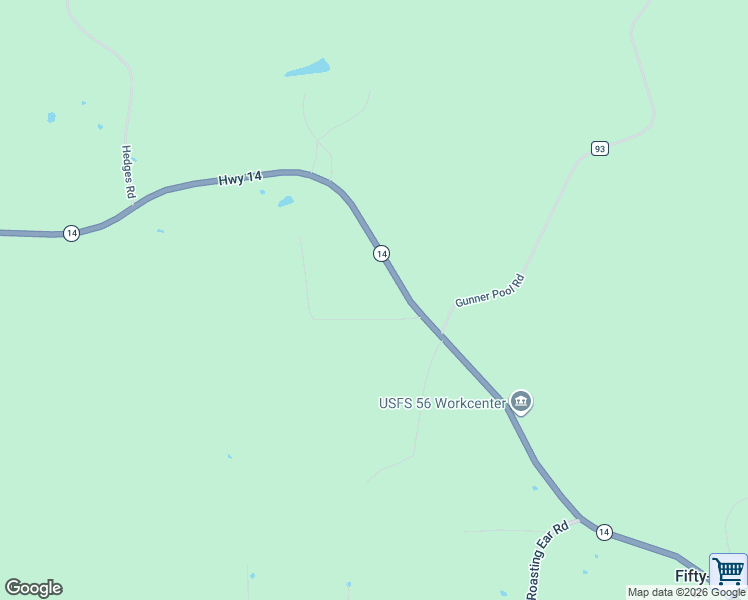map of restaurants, bars, coffee shops, grocery stores, and more near 5547 Arkansas 14 in Fifty-Six