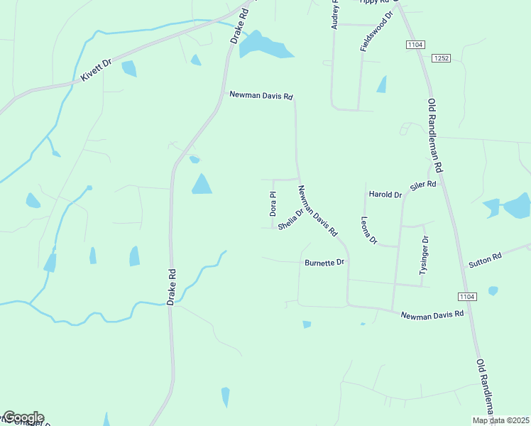 map of restaurants, bars, coffee shops, grocery stores, and more near 5710 Dora Place in Greensboro