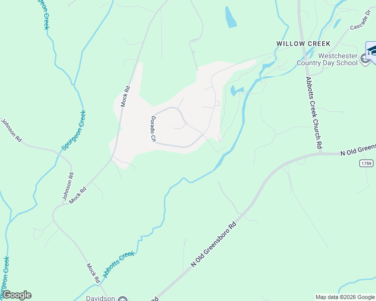 map of restaurants, bars, coffee shops, grocery stores, and more near 607 Dorado Circle in High Point