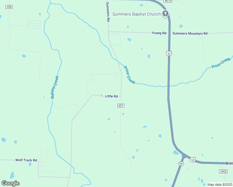 map of restaurants, bars, coffee shops, grocery stores, and more near 11115 Little Road in Summers