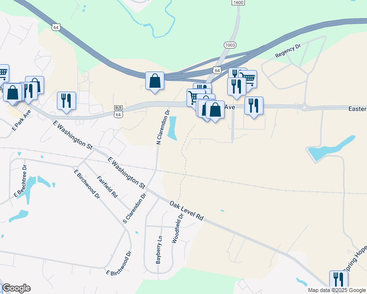map of restaurants, bars, coffee shops, grocery stores, and more near 286 Brunswick Drive in Nashville