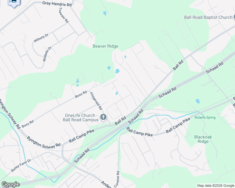 map of restaurants, bars, coffee shops, grocery stores, and more near 2326 Clover Vine Road in Knoxville