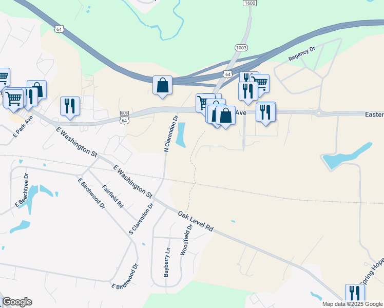 map of restaurants, bars, coffee shops, grocery stores, and more near 286 Brunswick Drive in Nashville