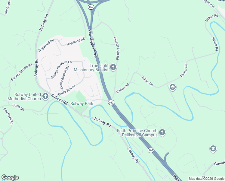 map of restaurants, bars, coffee shops, grocery stores, and more near 3207 George Light Road in Knoxville