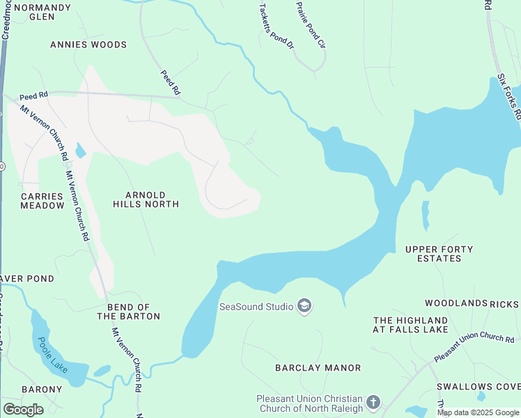 map of restaurants, bars, coffee shops, grocery stores, and more near 6905 Bartons Bend Way in Raleigh