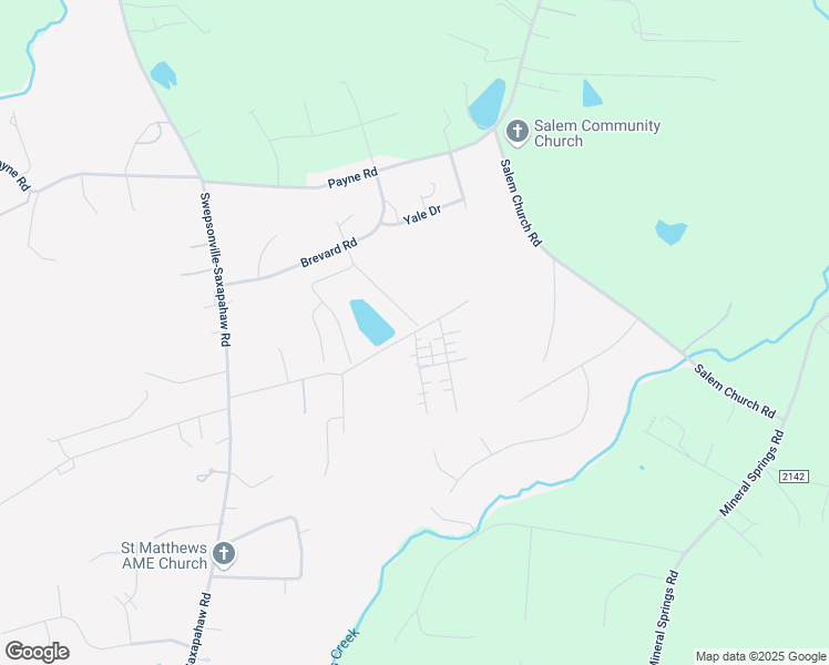 map of restaurants, bars, coffee shops, grocery stores, and more near 2068 McKenzie Park Lane in Graham