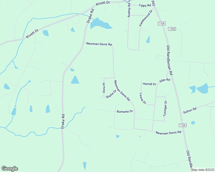 map of restaurants, bars, coffee shops, grocery stores, and more near 5705 Dora Place in Greensboro