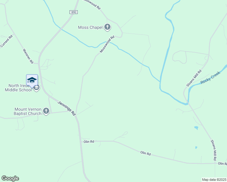 map of restaurants, bars, coffee shops, grocery stores, and more near in Olin