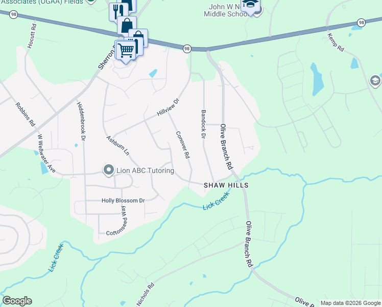 map of restaurants, bars, coffee shops, grocery stores, and more near 637 Conover Road in Durham
