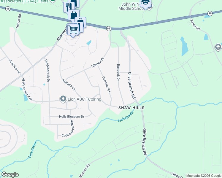 map of restaurants, bars, coffee shops, grocery stores, and more near 637 Conover Road in Durham