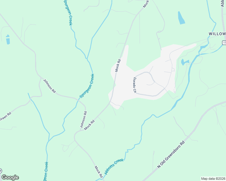 map of restaurants, bars, coffee shops, grocery stores, and more near 1405 Mock Road in High Point