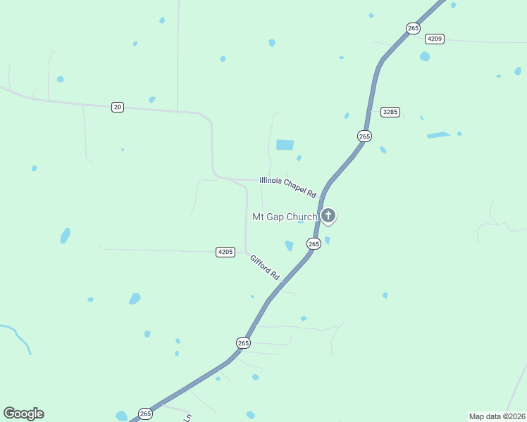 map of restaurants, bars, coffee shops, grocery stores, and more near 10890 Gifford Road in Prairie Grove