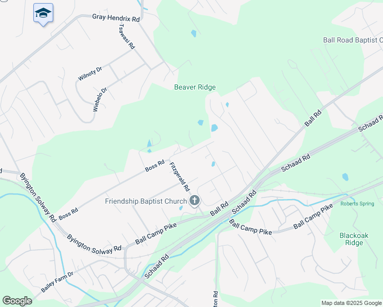 map of restaurants, bars, coffee shops, grocery stores, and more near 7761 Budding Vine Lane in Knoxville