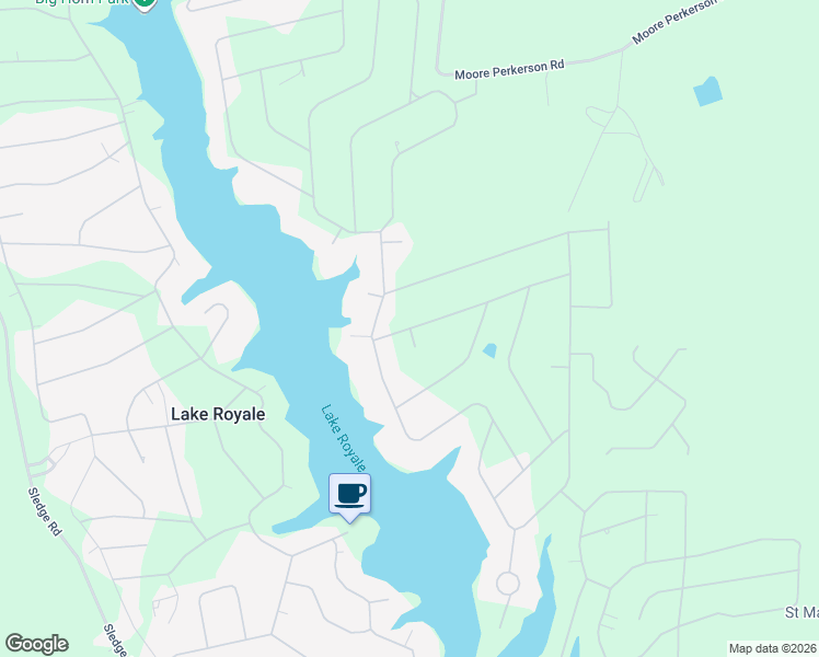 map of restaurants, bars, coffee shops, grocery stores, and more near 100 Medicine Cove in Louisburg