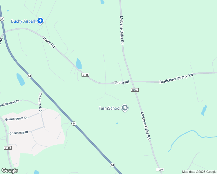 map of restaurants, bars, coffee shops, grocery stores, and more near 5912 Chestnut Oak Drive in Mebane