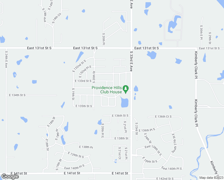 map of restaurants, bars, coffee shops, grocery stores, and more near 2107 East 133rd Court South in Bixby
