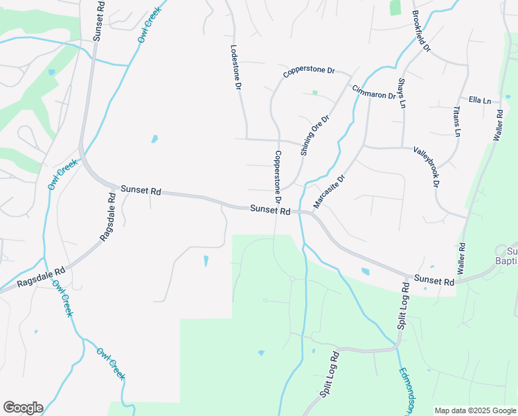 map of restaurants, bars, coffee shops, grocery stores, and more near 1535 Sunset Road in Brentwood