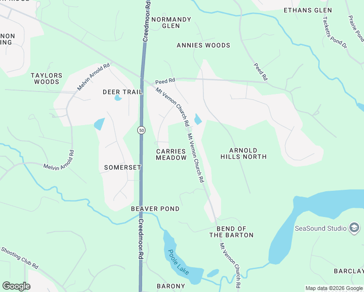 map of restaurants, bars, coffee shops, grocery stores, and more near 1200 Crown Vetch Road in Raleigh