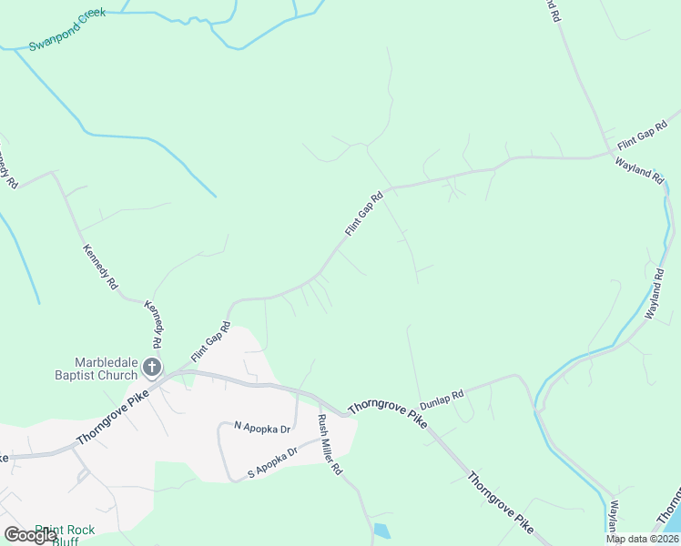 map of restaurants, bars, coffee shops, grocery stores, and more near 6224 Flint Gap Road in Knoxville