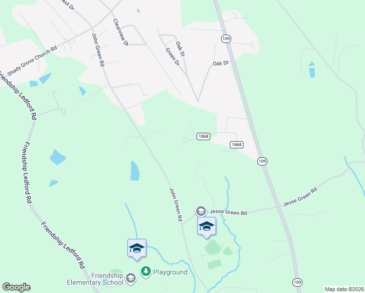 map of restaurants, bars, coffee shops, grocery stores, and more near 463 Reese Road in High Point