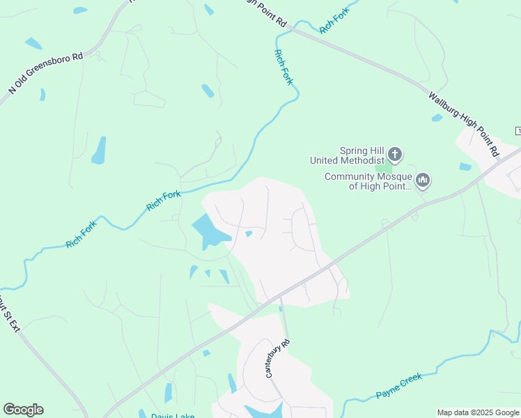map of restaurants, bars, coffee shops, grocery stores, and more near 4221 Lupton Court in High Point