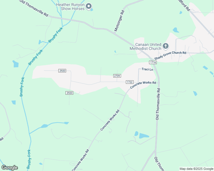 map of restaurants, bars, coffee shops, grocery stores, and more near 373 Bailey Road in Winston-Salem
